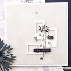 Fustella " mini cornflowers" - Alexandra Renke