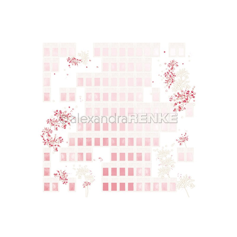 cartelle colori amarillis - Carta singola 12"x12" - Alexandra Renke