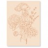 Bouquet 3D - Placca da Embossing - Florileges Design