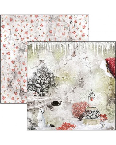 Paper pad 30 x 30 - FROZEN ROSES - Ciao Bella Paper