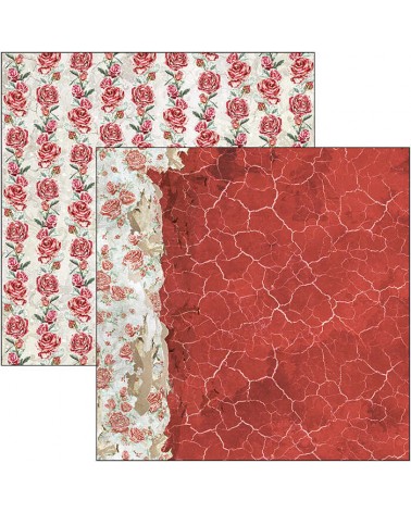 Paper pad 30 x 30 - FROZEN ROSES - Ciao Bella Paper