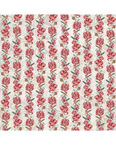 Paper pad 30 x 30 - FROZEN ROSES - Ciao Bella Paper