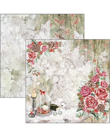 Paper pad 30 x 30 - FROZEN ROSES - Ciao Bella Paper