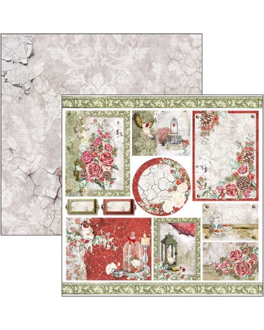Paper pad 30 x 30 - FROZEN ROSES - Ciao Bella Paper