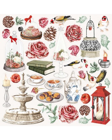 Paper pad 30 x 30 - FROZEN ROSES - Ciao Bella Paper