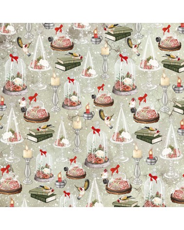 Paper pad 30 x 30 - FROZEN ROSES - Ciao Bella Paper