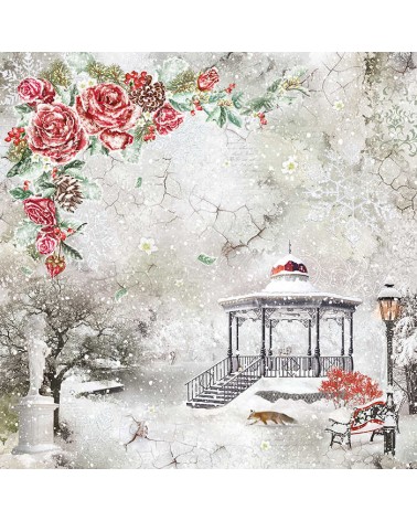 Paper pad 30 x 30 - FROZEN ROSES - Ciao Bella Paper