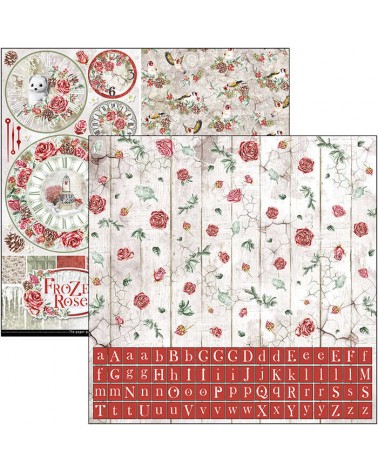 Patterns pad 30 x 30 - FROZEN ROSES - Ciao Bella Paper