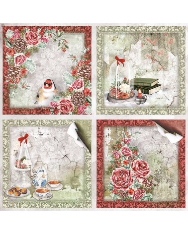 Patterns pad 30 x 30 - FROZEN ROSES - Ciao Bella Paper