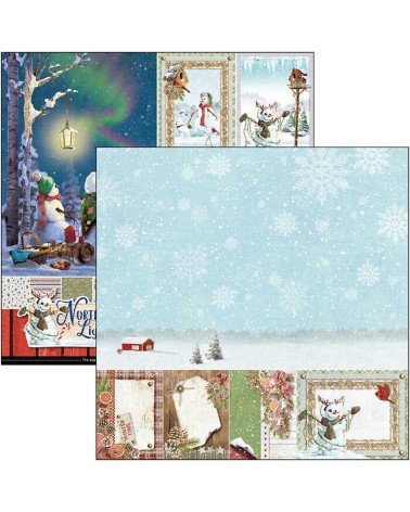 Paper Pad 30 x 30 - NORTHERN LIGHTS - Ciao Bella Paper