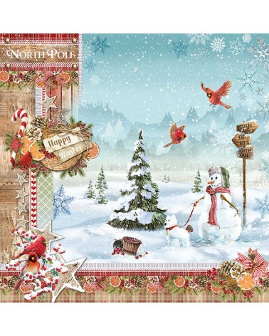 Paper Pad 30 x 30 - NORTHERN LIGHTS - Ciao Bella Paper