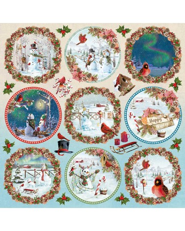 Paper Pad 30 x 30 - NORTHERN LIGHTS - Ciao Bella Paper