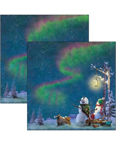 Paper Pad 30 x 30 - NORTHERN LIGHTS - Ciao Bella Paper