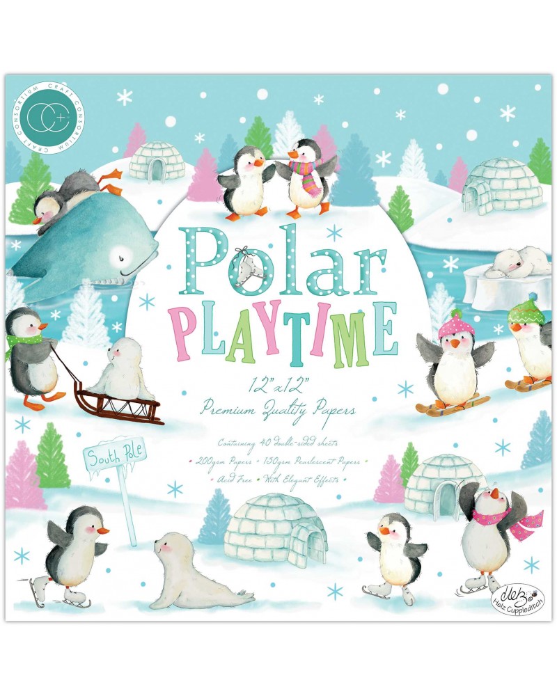 Polar Playtime - Paper pad 30 x 30 - Craft Consortium