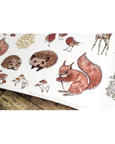 Winter Woodland - Paper pad 30 x 30 - Craft Consortium