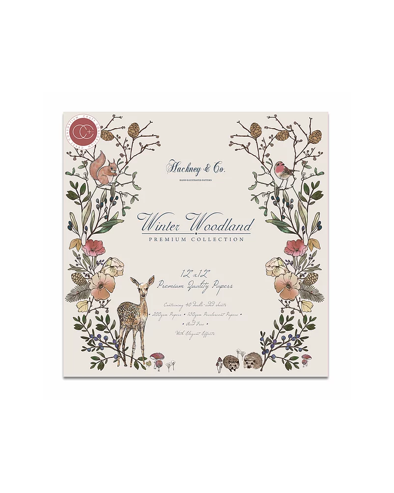 Winter Woodland - Paper pad 30 x 30 - Craft Consortium