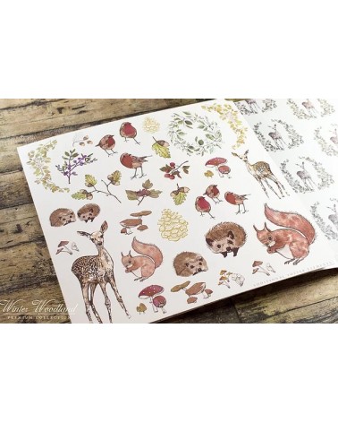 Winter Woodland - Paper pad 30 x 30 - Craft Consortium